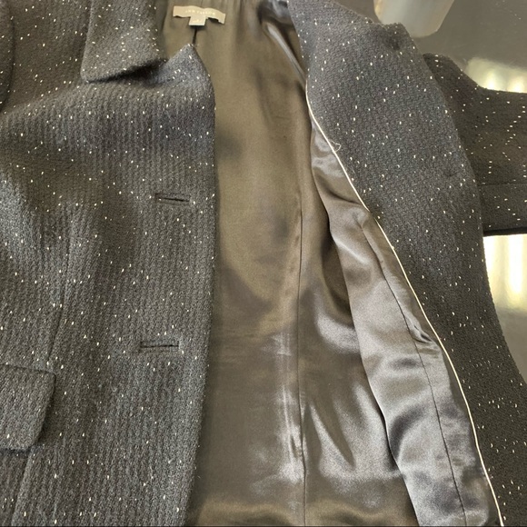 Ann Taylor black/cream speckled Blazer - Picture 13 of 13